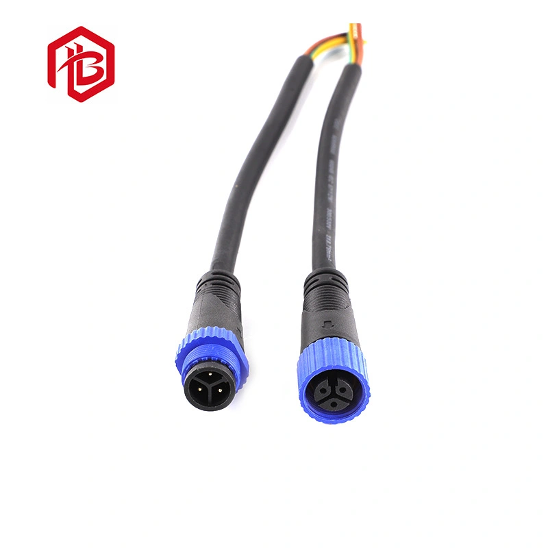 PVC/Nylon Waterproof LED IP67 Wire Male Female Circular Connector Electrical Cable IP68 220V Plug M15 Gyd Bett Connector