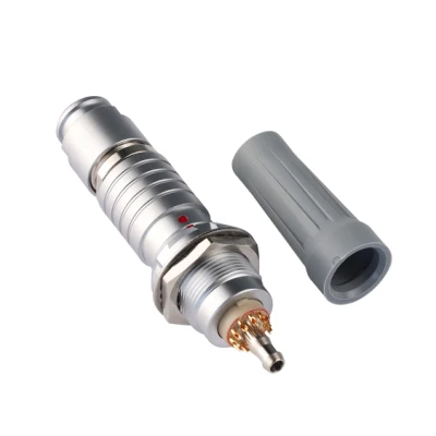 IP68 impermeable 2K/3K 306/312/318 conector circular de vaivén de bloqueo rápido para automatización industrial