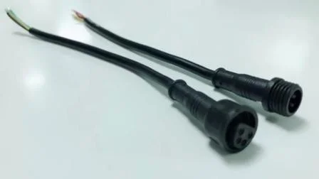 Alto estándar IP67/IP68 resistente al agua viejo Mini Cable 2-8 Pin conector LED macho y hembra