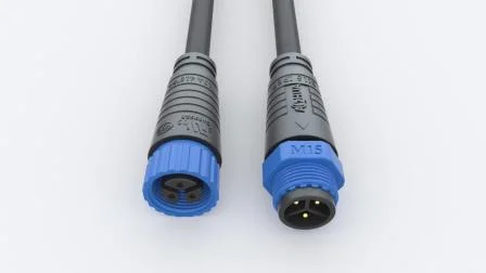 Módulo de alumbrado público Cable de alimentación Producto profesional a prueba de agua Conector M15